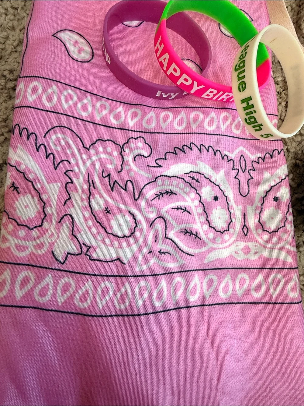 Little Girl Accessory Bundle | Mermaid Bag, Bow Headband, Gloves, Bandana